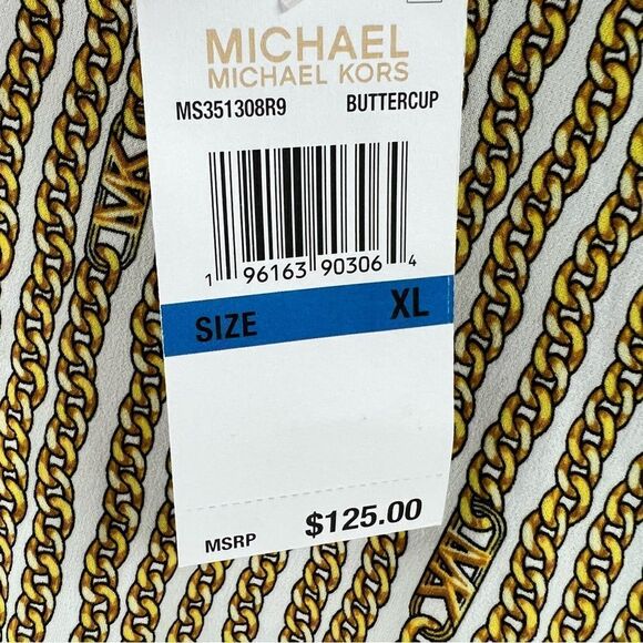 Michael Kors Chain Print Top - Picture 6 of 7